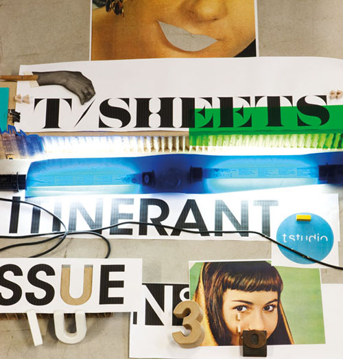 Cover T/SHEETS “the ITINERANT issue”